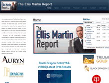 Tablet Screenshot of ellismartinreport.com